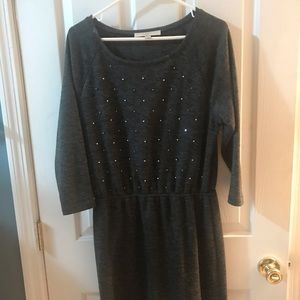 Loft Medium Sweater Dress w Accents